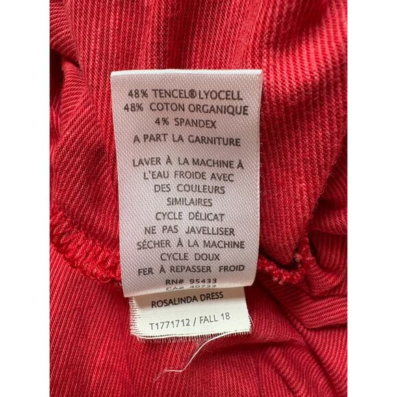 Toad & Co Rosalinda Cranberry Dress Womens Size Small - Picture 4 of 5